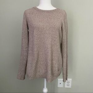 Tan knit, sweater. SO soft!